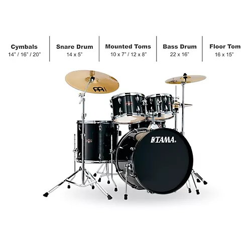 TAMA Imperialstar 5-Piece Complete Drum Set With 22