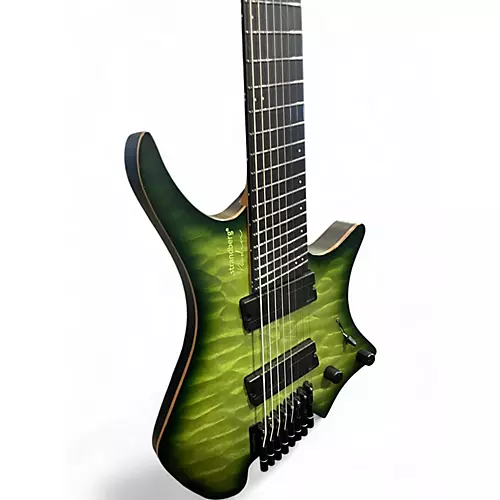 Used strandberg mx8 Earth Green Solid Body Electric Guitar Earth Green