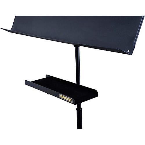 Hercules EZ Grip Two-Section Tripod Conductor Stand With Extended Desk and Accessory Tray
