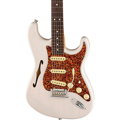 Fender American Professional II Stratocaster Thinline Limited-Edition Electric Guitar Transparent Shell Pink