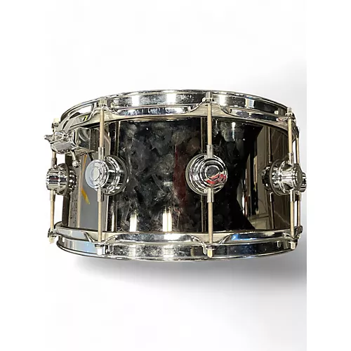 Used DW 14X5.5 Collector's Series Snare Drum Black Nickel Over Brass black nickel over brass 211