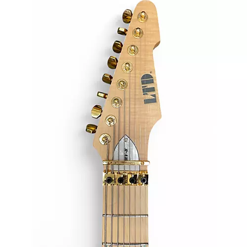 Used ESP LTD JRV8 Gold Solid Body Electric Guitar Gold
