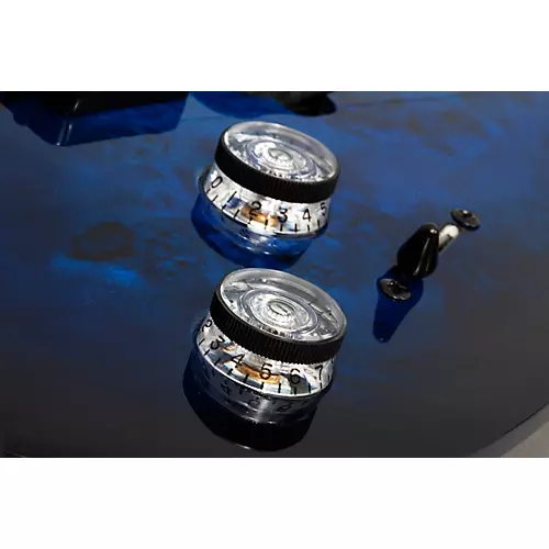 Schecter Guitar Research Omen Elite 7-String Electric Guitar See-Thru Blue Burst