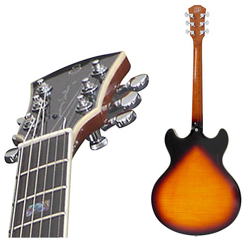 SIRE Larry Carlton H7 Hollowbody Electric Guitar See-Thru Red