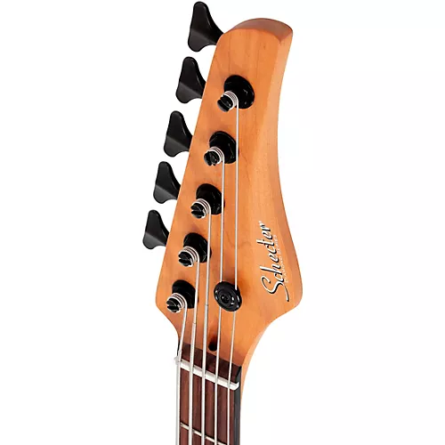 Schecter Guitar Research C-5 Standard 5-String Electric Bass Guitar Charcoal Satin