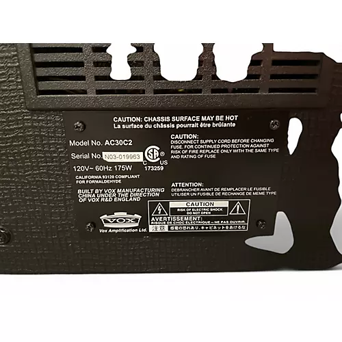 Used VOX AC30C2 2x12 30W Tube Guitar Combo Amp