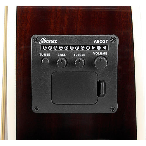 Ibanez AEG7L Left-Handed Acoustic-Electric Guitar Dark Violin Sunburst