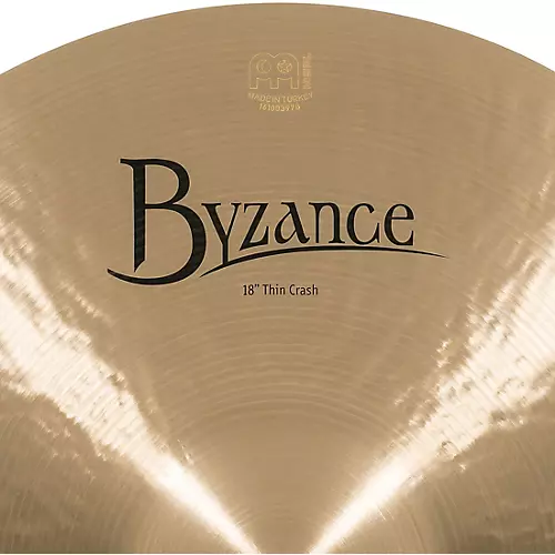 MEINL Byzance Thin Crash Traditional Cymbal 18 in.