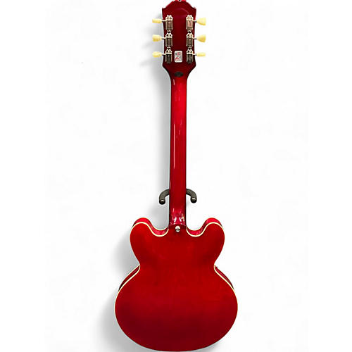 Used Epiphone ES355 Left Handed Cherry Hollow Body Electric Guitar Cherry