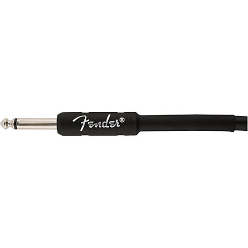 Fender Professional Series Straight to Angle Instrument Cable 25 ft. Black