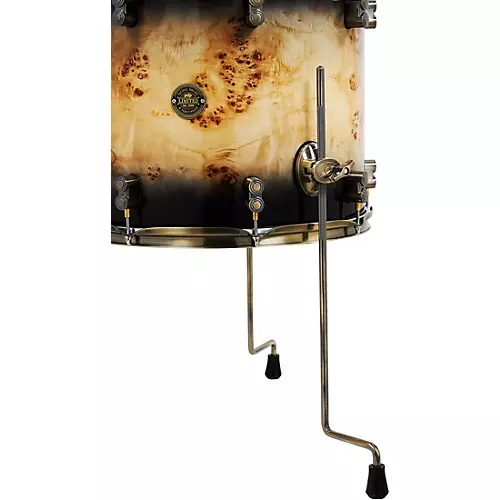 PDP by DW Limited-Edition Mapa Burl 4-Piece Shell Pack With Antique Bronze Hardware Black Burst