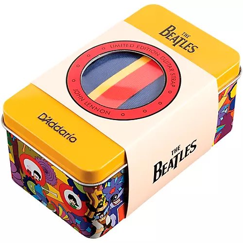 D'Addario Yellow Submarine 50th Anniversary Woven Guitar Strap George 2 in.