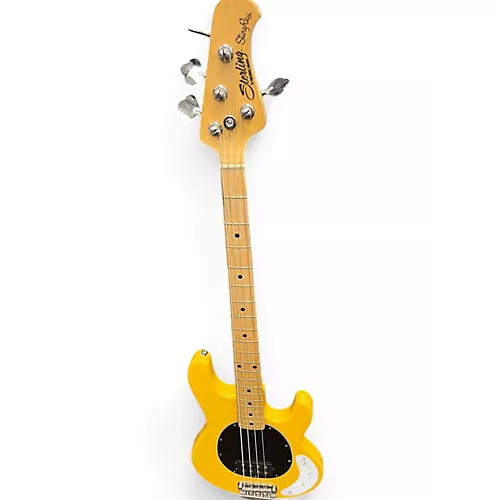 Used Sterling by Music Man ray24 Butterscotch Electric Bass Guitar Butterscotch