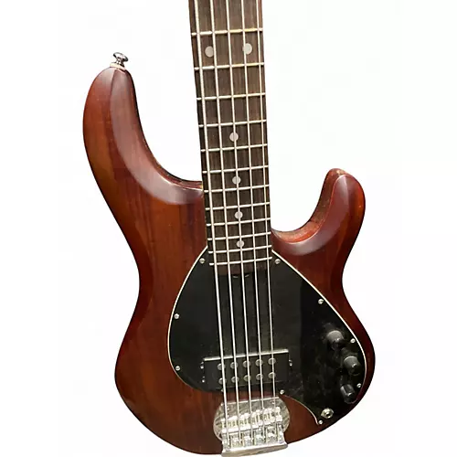 Used Sterling by Music Man SUB SERIES RAY 5 WALNUT SATIN Electric Bass Guitar WALNUT SATIN