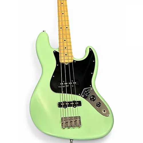 Used Fender AMERICAN PREFORMER JAZZ BASS SATIN GREEN Electric Bass Guitar SATIN GREEN