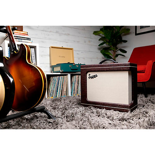 Supro Delegate Custom 1x12 25W Tube Combo Amp Black Scandia