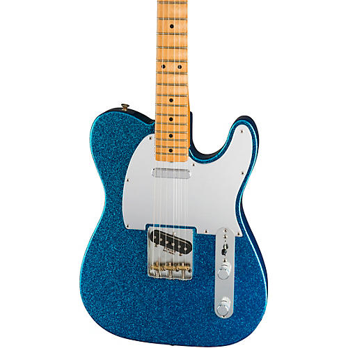 Fender J Mascis Telecaster Maple Fingerboard Electric Guitar Sparkle Blue