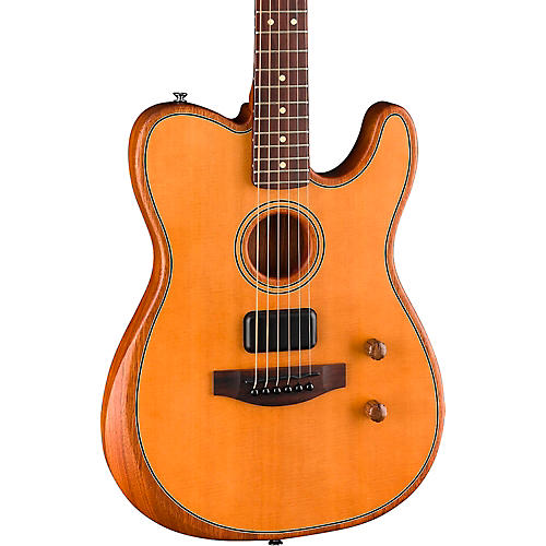 Fender Acoustasonic Standard Telecaster Acoustic-Electric Guitar Aged Natural