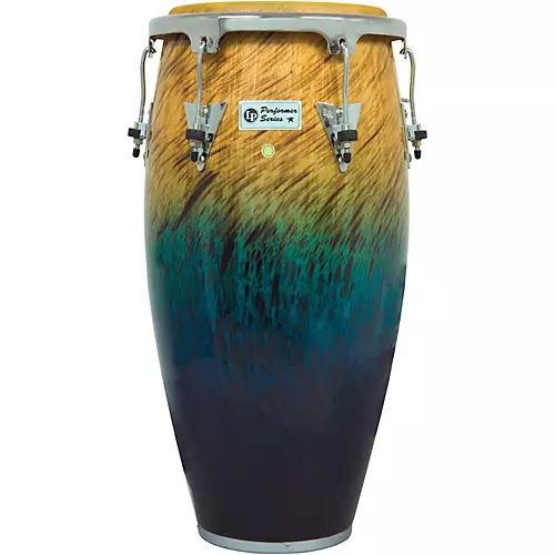 LP Performer Series 3-Piece Conga and Bongo Set with Chrome Hardware Blue Fade