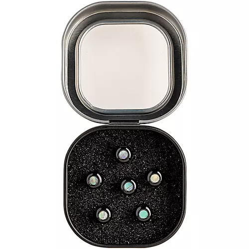 Martin Luxe Liquidmetal Bridge Pin Set Gloss Black Pearl