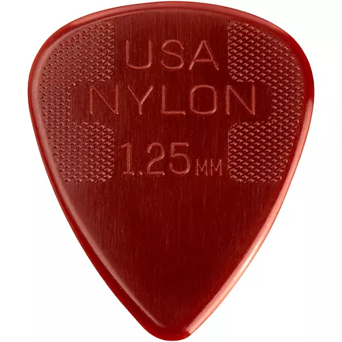 Dunlop Nylon Standard 1.25mm Red 12 Pack
