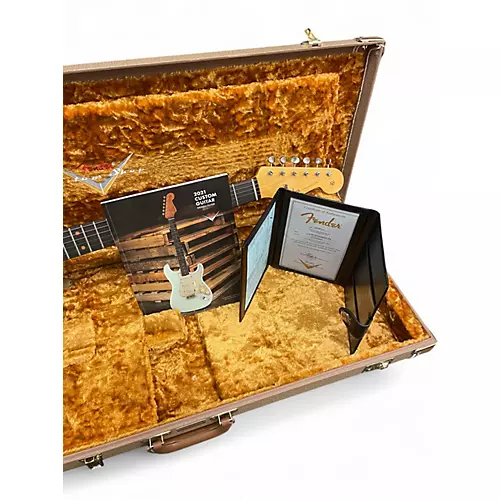 Used 2021 Fender Limited Edition 60's Journeyman Stratocaster Surf Green Solid Body Electric Guitar Surf Green