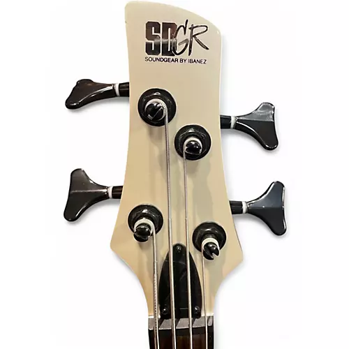 Used Ibanez SR250 Pearl White Electric Bass Guitar Pearl White