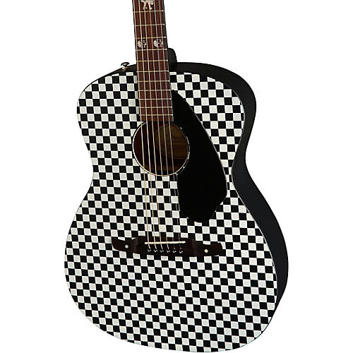 Fender Tim Armstrong Signature Hellcat Acoustic-Electric Guitar Checkerboard