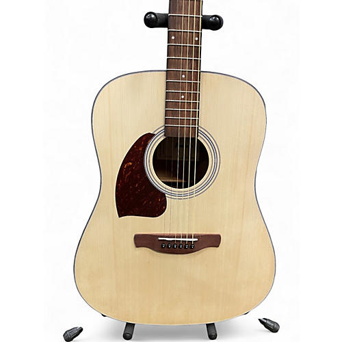 Used Ibanez PF50L Natural Acoustic Guitar Natural