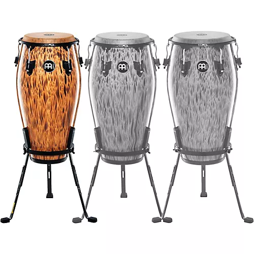 MEINL 30th Anniversary Edition Marathon Classic Series Conga with Steely II Stand Leopard Burl 11.75