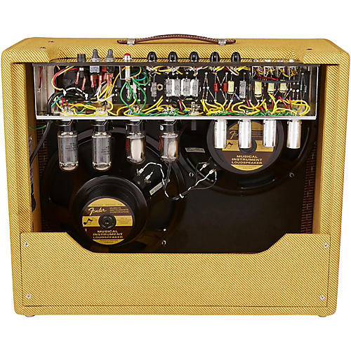 Fender '57 Custom Twin 40W 2x12 Tube Guitar Amp Lacquered Tweed