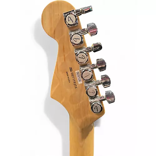 Used 2007 Fender American Deluxe Stratocaster Montego Black Solid Body Electric Guitar Montego Black