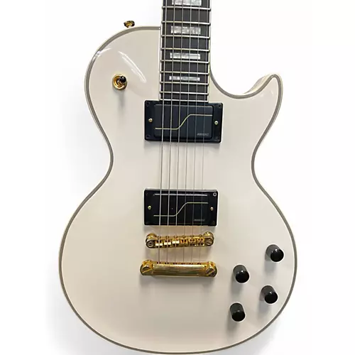 Used Epiphone Matt Heafy Les Paul Custom Alpine White Solid Body Electric Guitar Alpine White