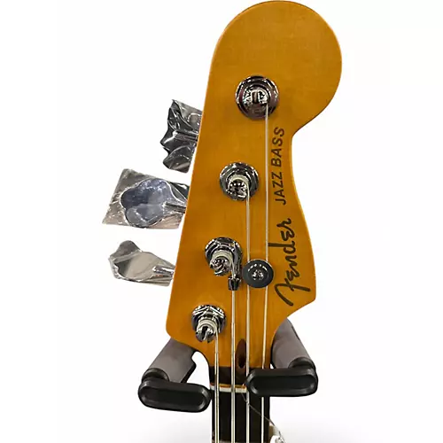 Used 2024 Fender American Ultra Jazz Bass texas tea Electric Bass Guitar texas tea