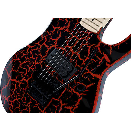 B.C. Rich Gunslinger Retro II with Floyd Rose Electric Guitar Green Pearl