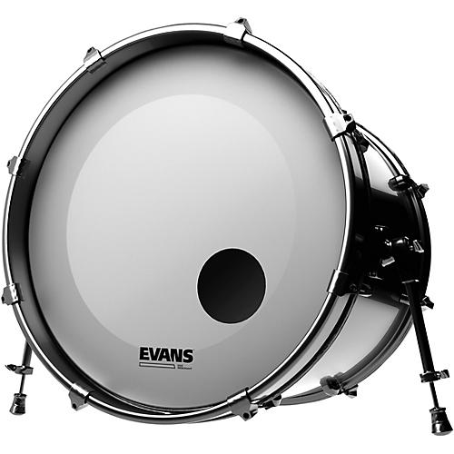 EVANS EQ3 Coated White Resonant Bass Drum Head 20 in.