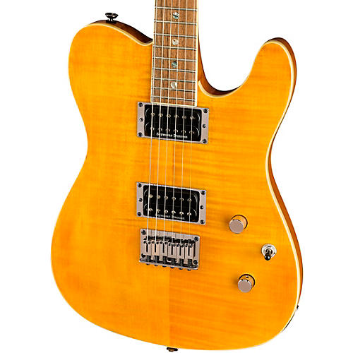 Fender Special-Edition Custom Telecaster FMT HH Electric Guitar Transparent Crimson