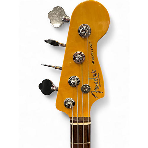 Used 2024 Fender American Professional II Precision Bass Olympic White Electric Bass Guitar Olympic White