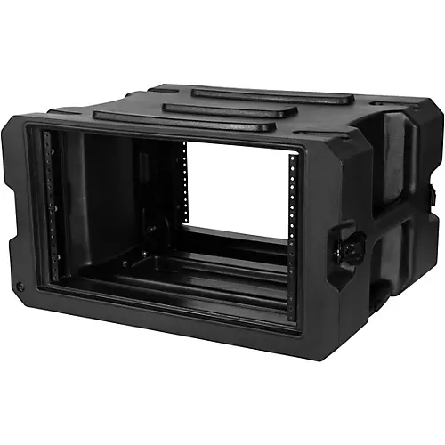 Gator G-Pro Roto Mold Rolling Rack Case Black 8 Space