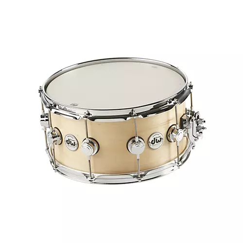 DW Collector's Series Satin Oil Snare Drum Natural with Chrome Hardware 14x5.5