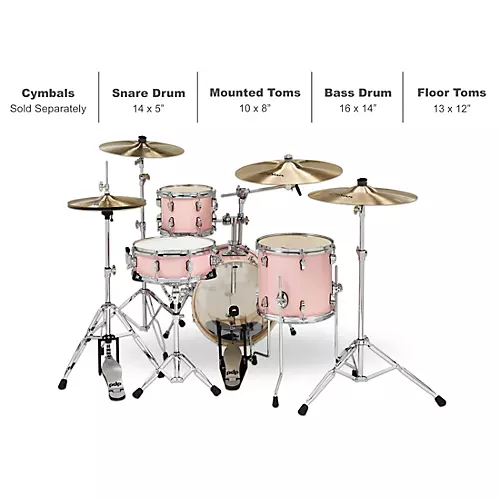 PDP by DW New Yorker 4-Piece Shell Pack With 16