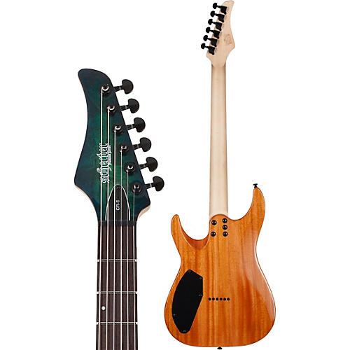 Schecter Guitar Research CR-6 Electric Guitar Aquaburst