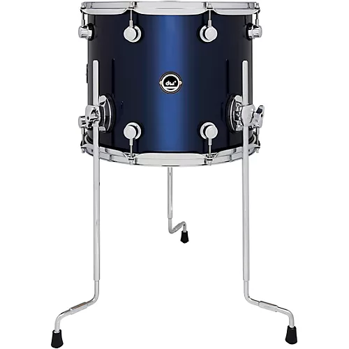 DW DWe Wireless Acoustic/Electronic Convertible Floor Tom with Legs 14 x 12 in. Finish Ply Black Galaxy