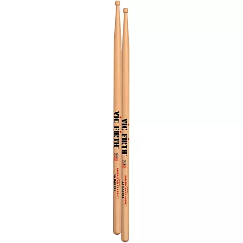 Vic Firth American Classic Drum Sticks With Barrel Tip Wood 5A