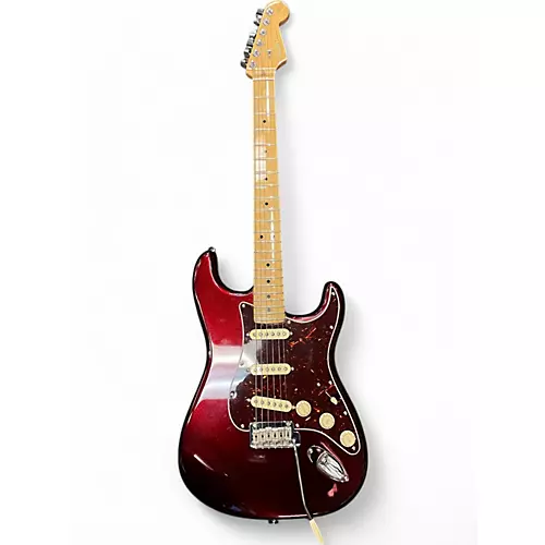 Used Fender American Standard Stratocaster Bordeaux Metallic Solid Body Electric Guitar Bordeaux Metallic