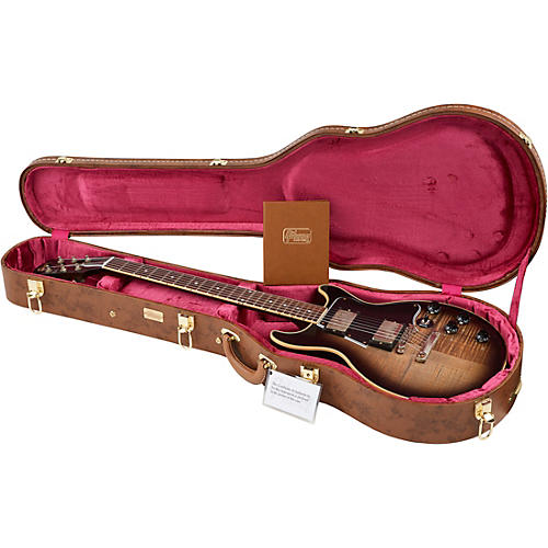 Gibson Custom Les Paul Special Double-Cut Figured Maple Top VOS Electric Guitar Cobra Burst