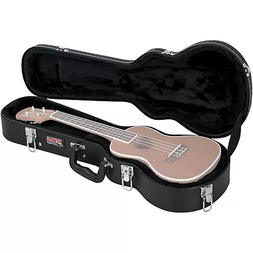 Gator Concert Ukulele Wood Acoustic Guitar Case Black
