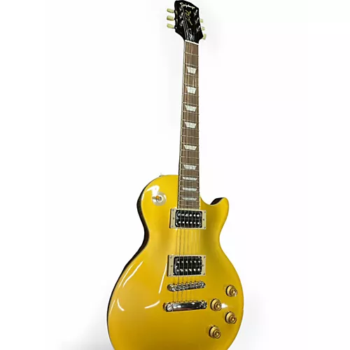 Used Epiphone Slash Victoria Les Paul Gold Top Solid Body Electric Guitar Gold Top