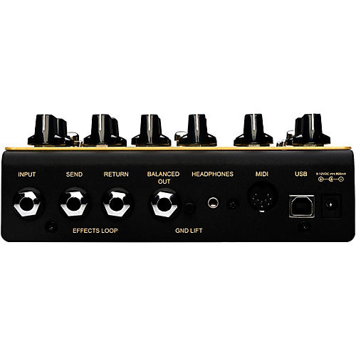 Friedman IR-X Dual-Tube Preamp DI+IR Dual-Channel 12AX7 Tubes Effects Pedal Black