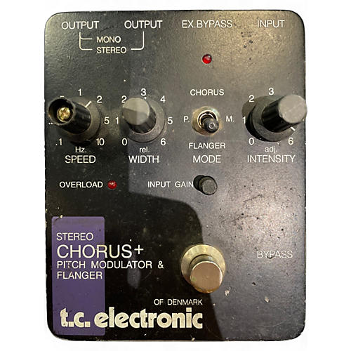 Used TC Electronic SCF Stereo Chorus + Pitch Modulator & Flanger Effect Pedal